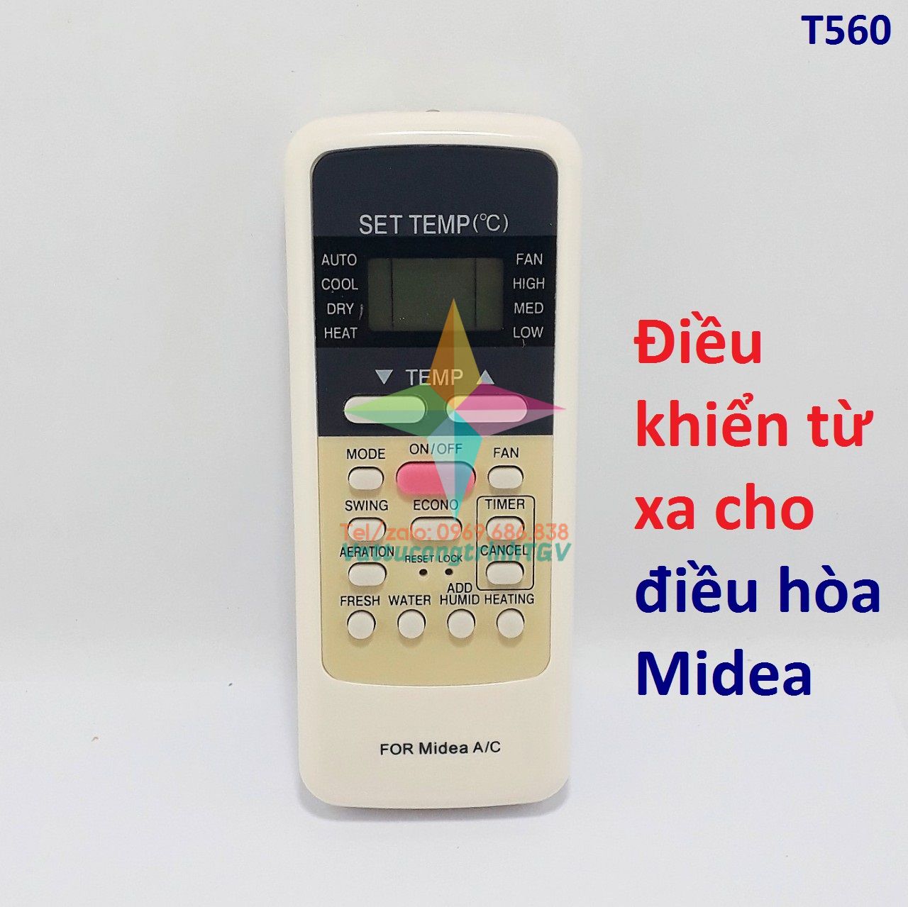 Điều khiển điều hòa MIDEA