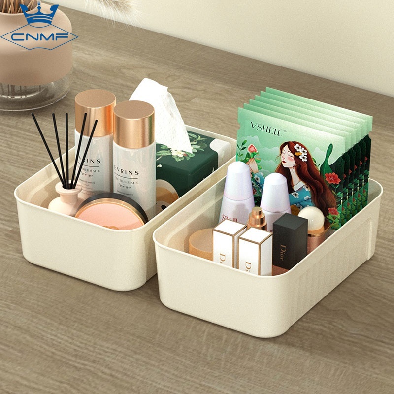 CNMF Desktop storage box rectangular large-capacity storage box creative snacks cosmetics storage basket toy sundry basket