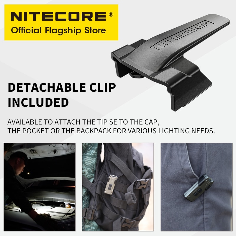 NITECORE TIP SE Mini 700 Lumen Bright Light Highlight Portable EDC Emergency Small Flashlight Keychain Light with Li-ion Battery