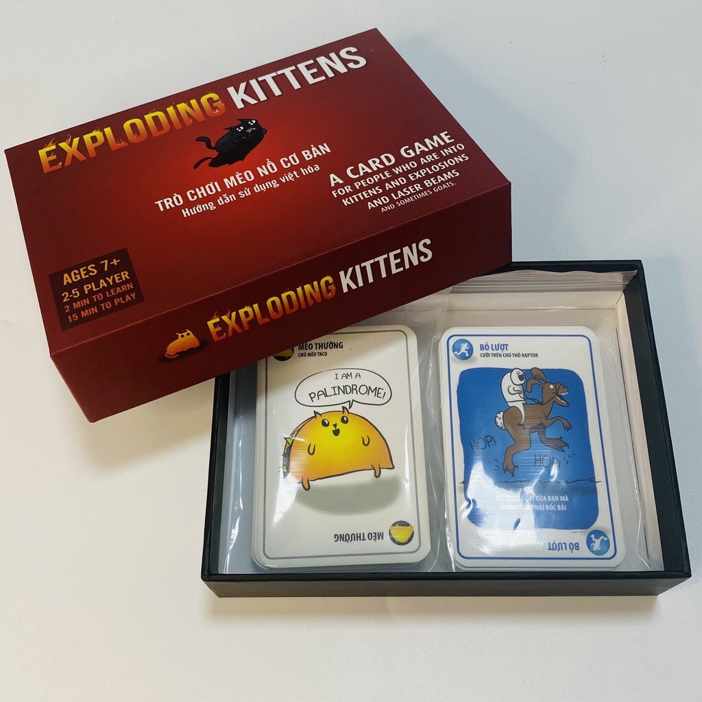 Mèo Nổ hộp cứng TOP BOARDGAME - Exploding Kittens BoardGame