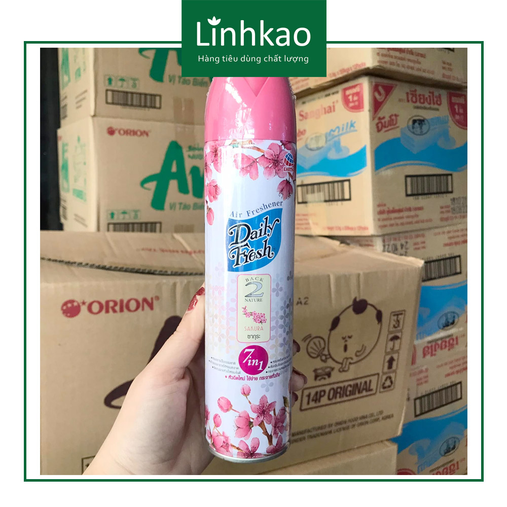 XỊT PHÒNG DAILY FRESH THÁI LAN 250ML