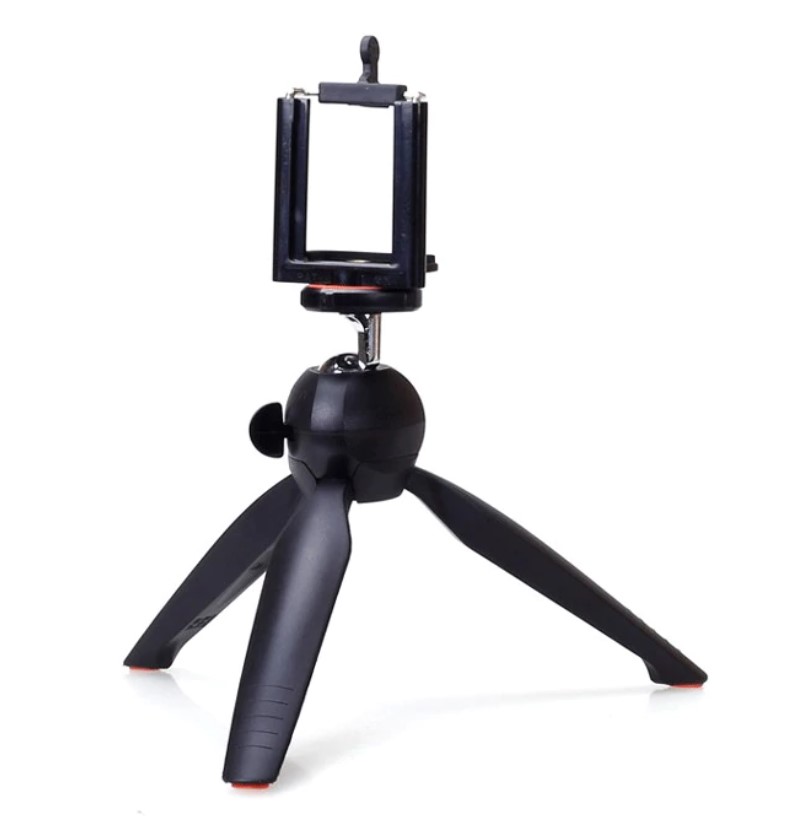Yunteng YT-228 Mini Tripod Stand With Phone Holder Clip for Digital DSLR Camera GoPro Smartphone. 