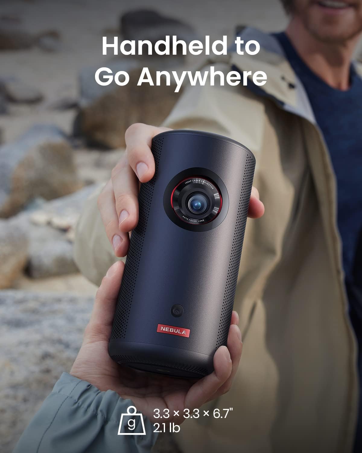 Nebula by Anker Capsule 3 Laser Projector Portable 1080p Nebula by Anker Capsule 3 Laser Projector Portable 1080p
