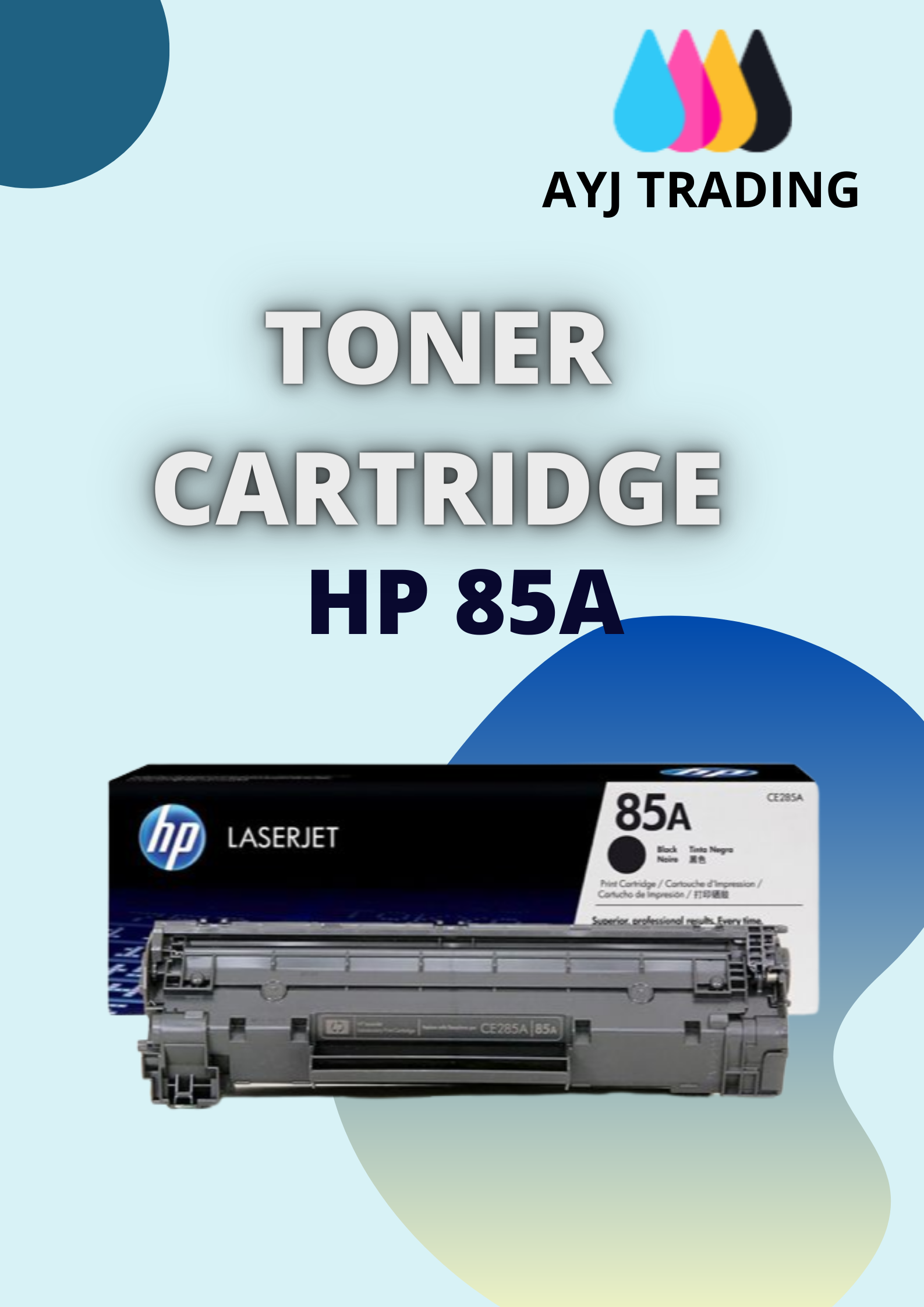 HP 85A Black LAserjet Toner Cartridge Lazada PH