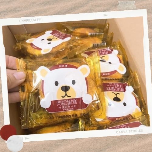 [1 thùng] 1,5 Kg Bánh Ruốc Gấu Đài Loan -