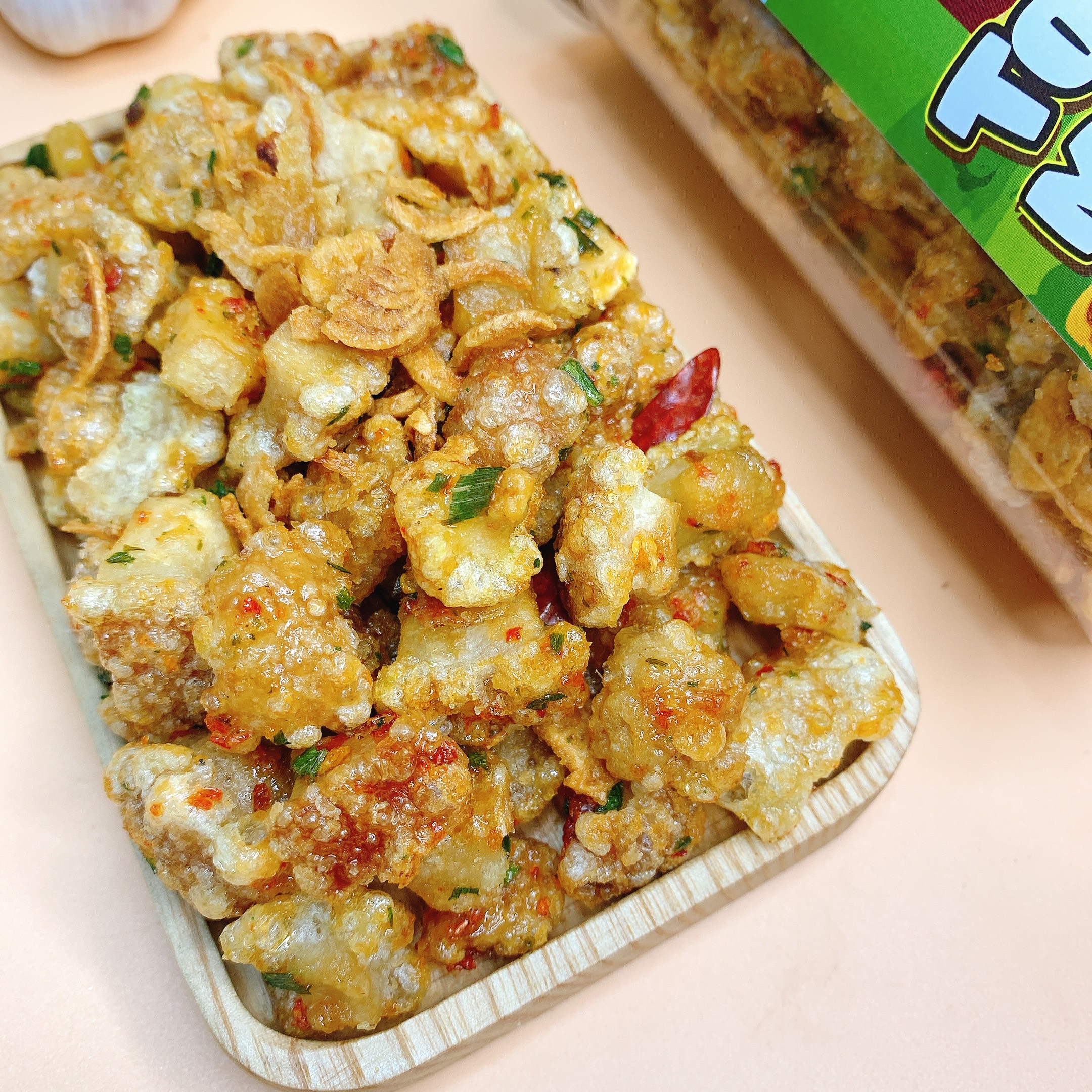 Tóp Mỡ Mắm Hành Hủ 250G - Ăn Vặt GàBeo