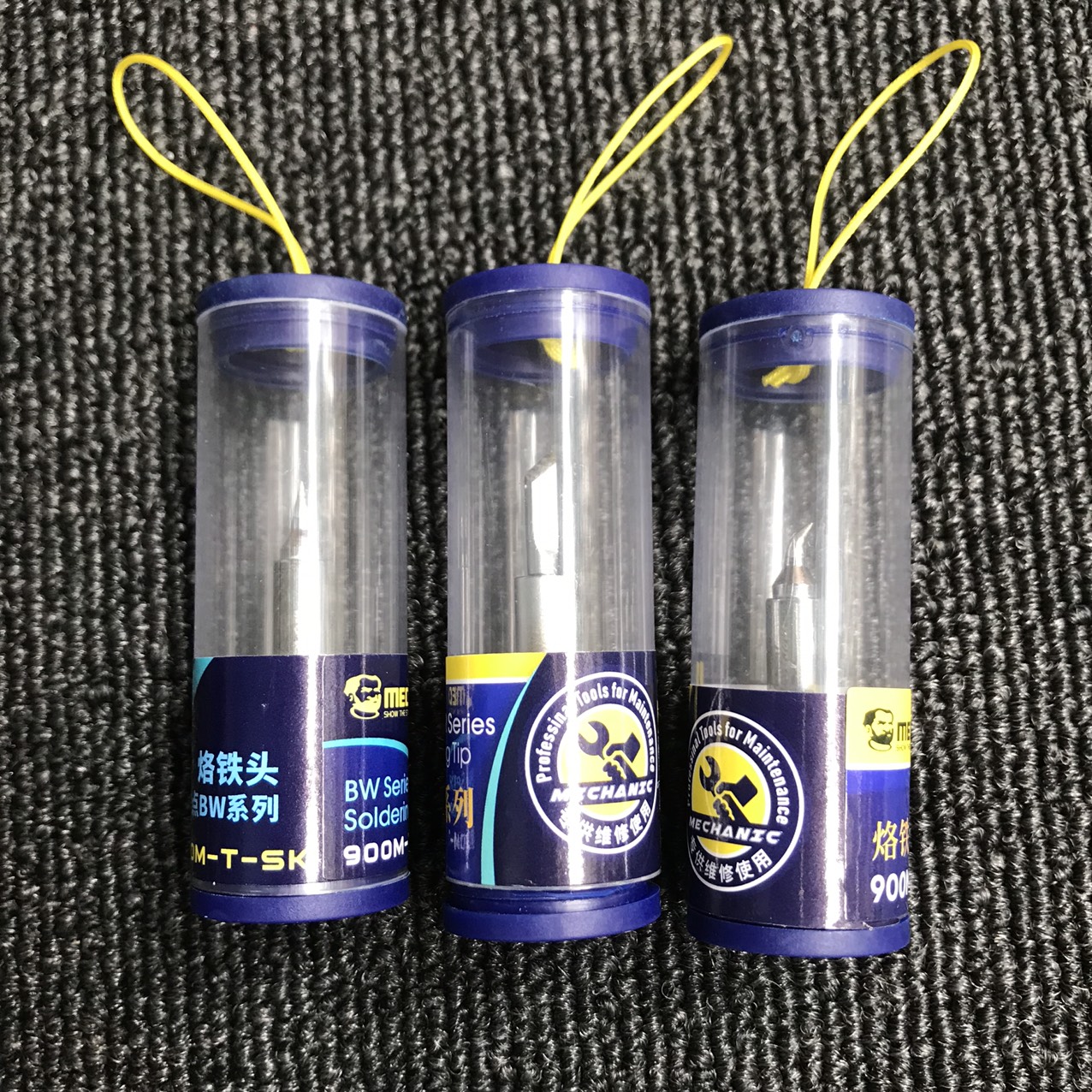 COMBO 3 MŨI HÀN MASTER  MECHANIC 936 (CONG + THẲNG + LƯỠI DAO)