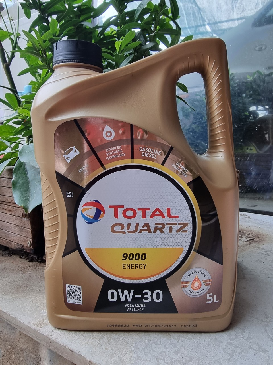 NHỚT TOTAL QUARTZ 9000 ENERY 0W30 (XĂNG & DIESEL)