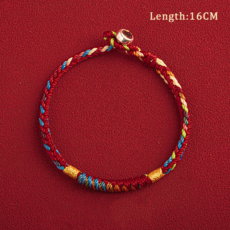 CHICIEVE Handmade Tibetan Copper Bead Bracelet – Adjustable Rope Bracelet, Lucky Amulet For Men & Women - View #6