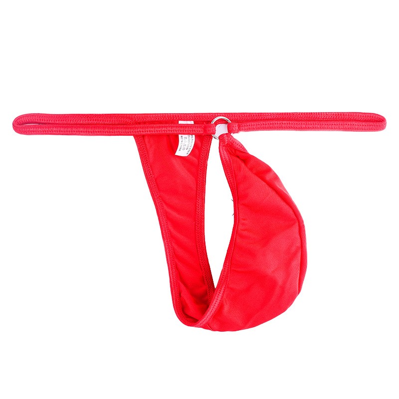 【MOMLOVE】 Breathable T Back Jockstrap Low Rise G String Briefs for Men's Underwear
