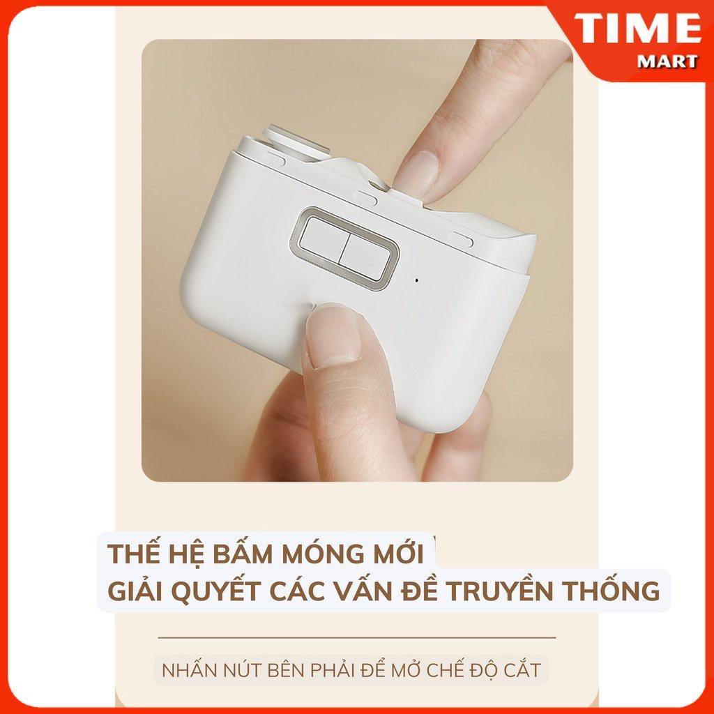 [ CHÍNH HÃNG ] Máy cắt dũa móng Pro, cắt móng tay dũa nano, chà móng sước, làm bóng [ TIME_MART]
