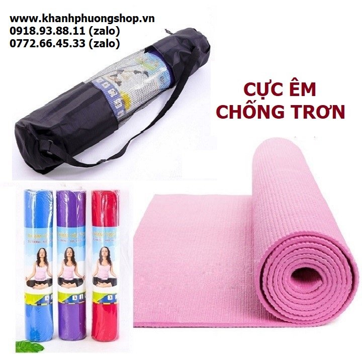 thảm tập yoga 2 mặt - thảm yoga