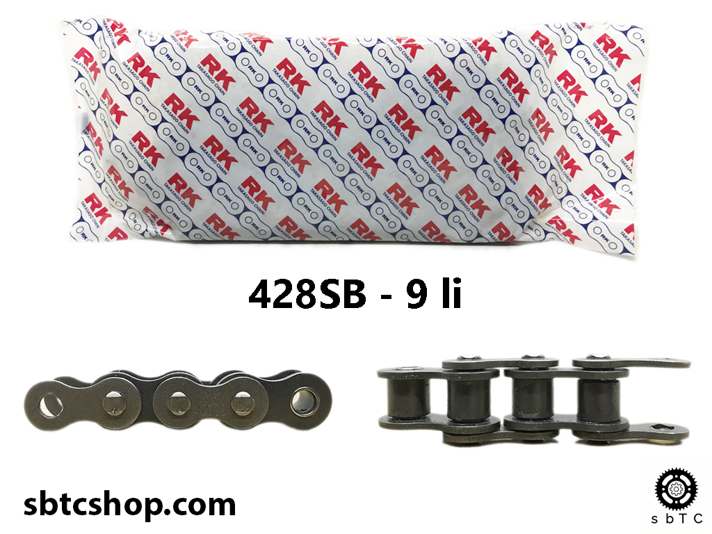 Sên lẻ rk 428 9 li ly đen chính hãng