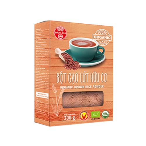 Bột gạo lứt hữu cơ Bích Chi 200g