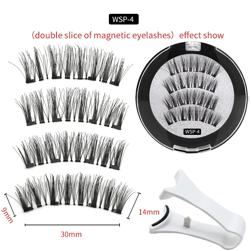 Kuying%20Fashion%202%20Pairs%20Magnetic%20Eyelashes%20False%20Lashes%20With%204%20Magnetic%203D%20reusable%20magnetic%20eyelashes%20Tweezers%20Set%20Portable%20Makeup%20Set%20Lash%20-%20Image%207