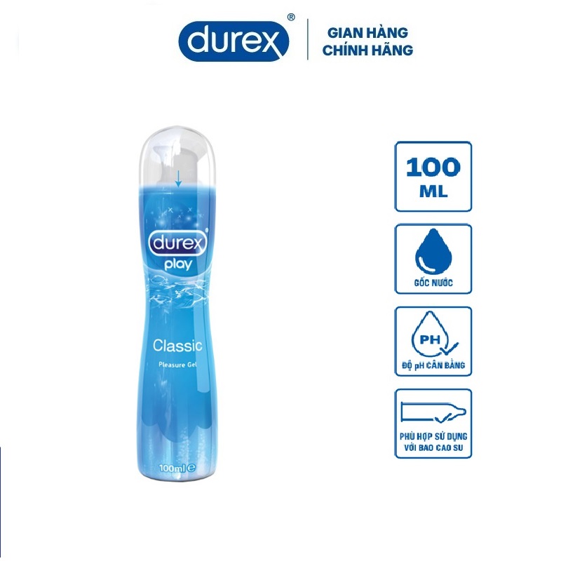 Gel bôi trơn Durex  classic 100ml [ che tên sản phẩm khi giao ]