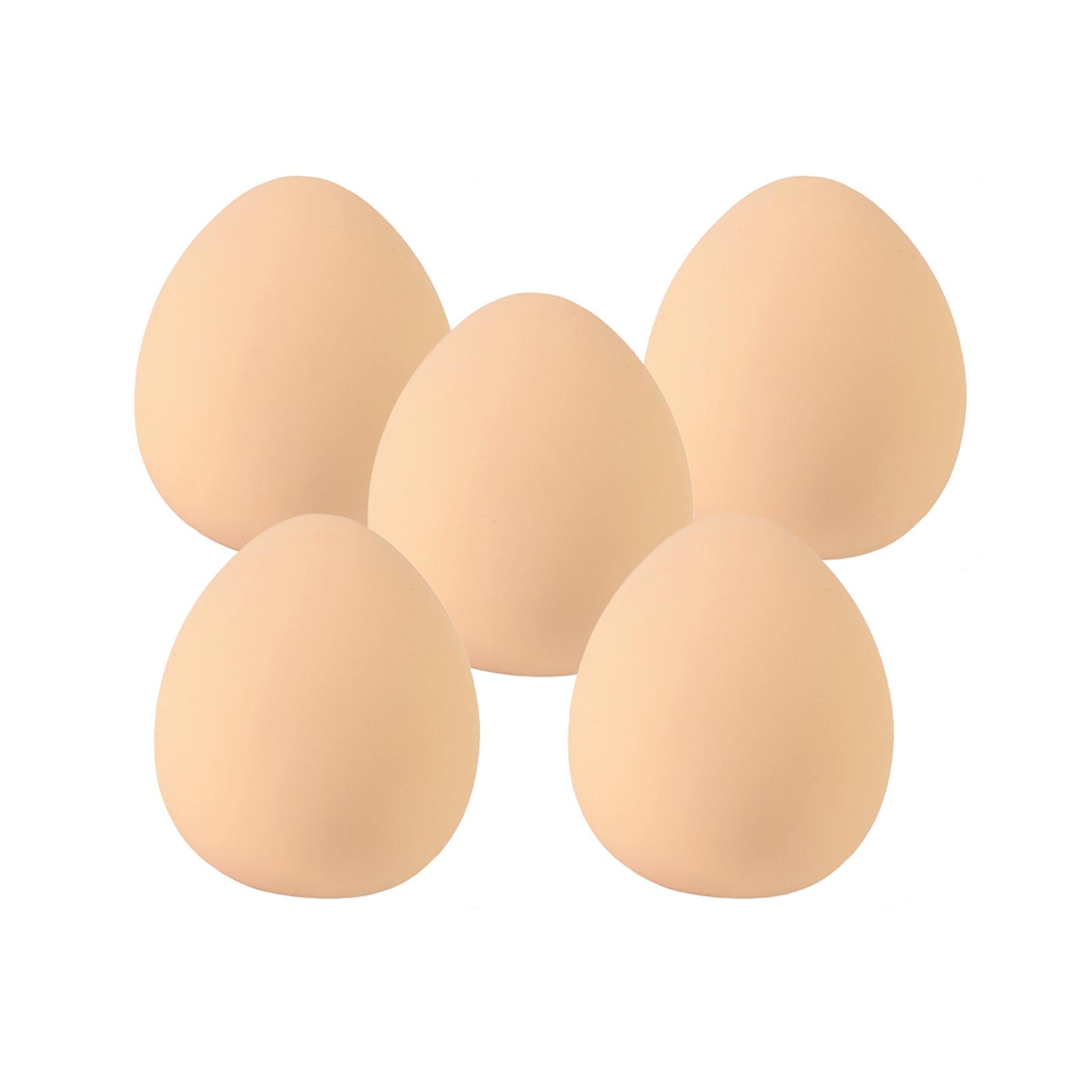 Egg Squeeze Toy Elastic Egg Toy 5pcs Unbreakable Egg Squish Toy Soft Tpr Rebound Anti-stress Ball Funny Squeeze Fidget Toy for Kids Adults Easter Egg Props Decompression Gift