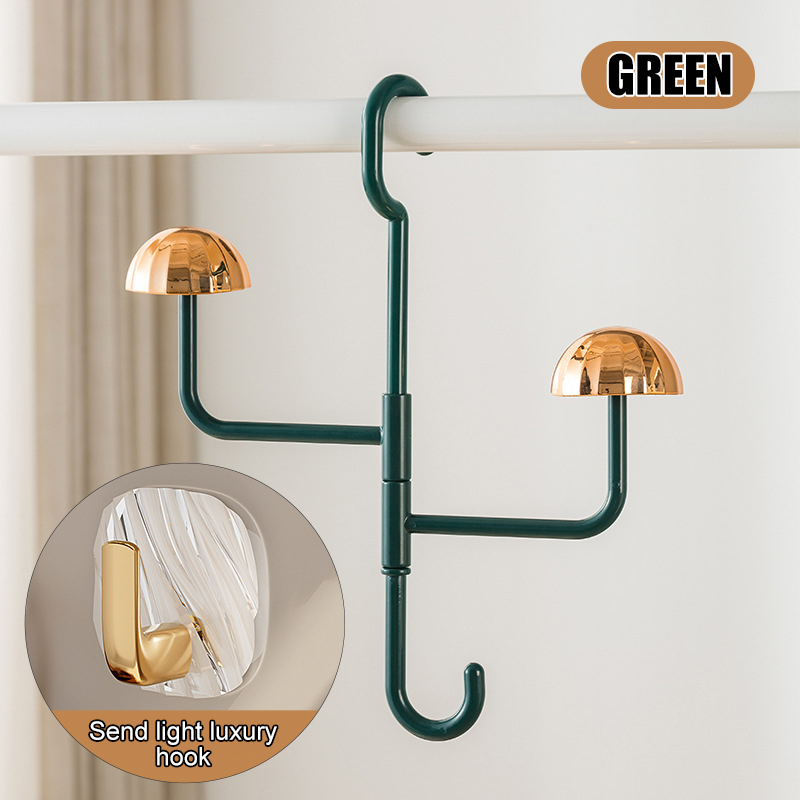 Hat Rack Folding Hat Organizer Cap Hat Hanger Closet Door Hat Hook Wall Mount Tie Scarf Holder for Entrance Hallway Bedroom Closet