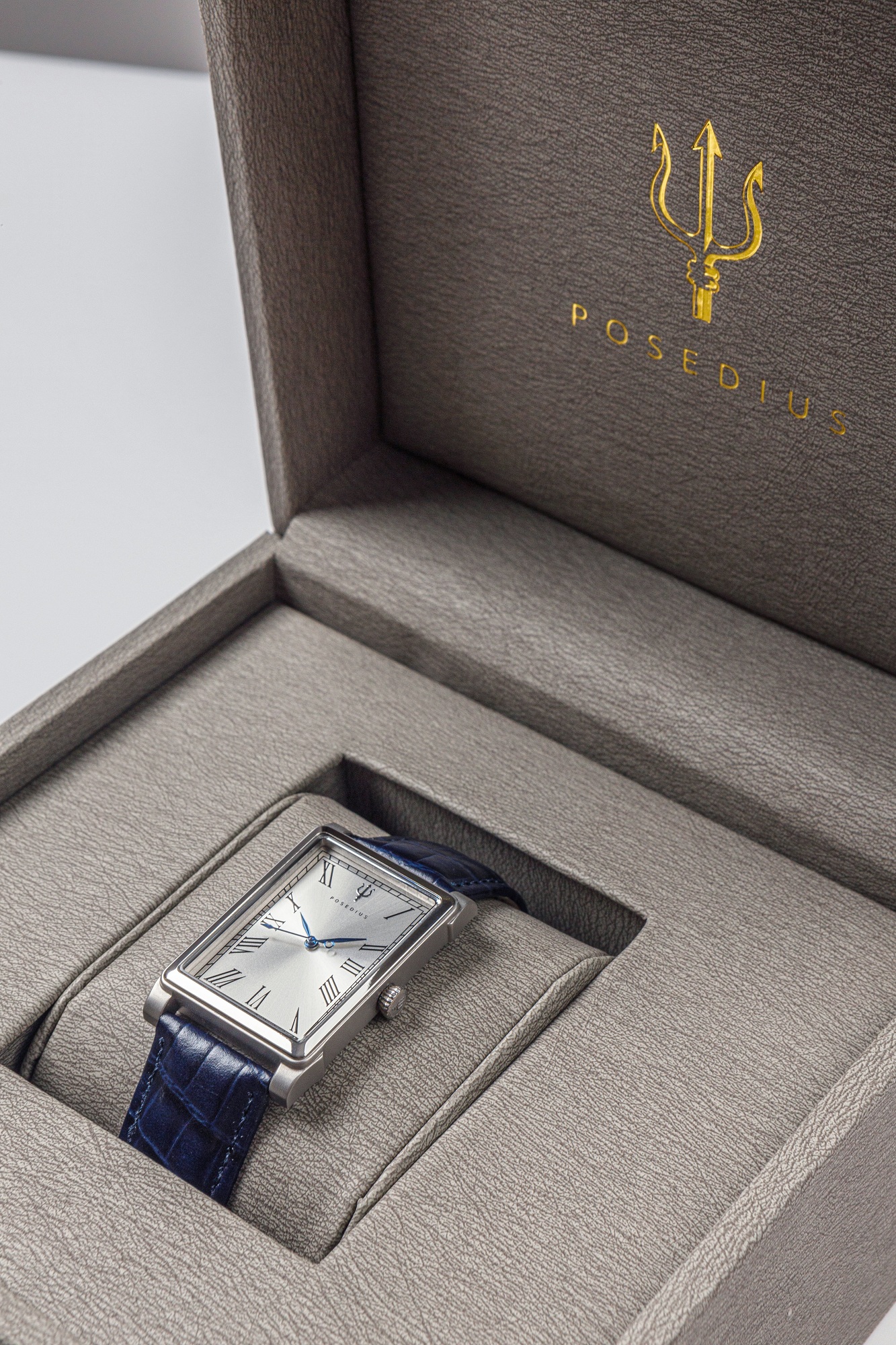 POLYTUS-01 với dây da Alligator xanh Navy