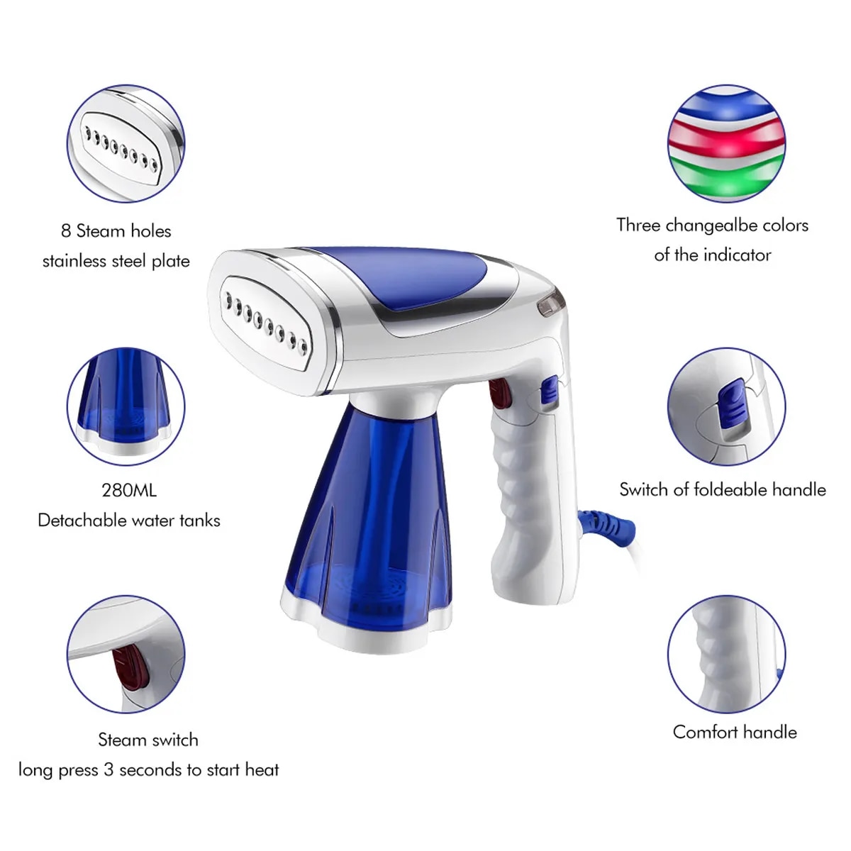 Mini Electric Iron Portable For Travel DIY Crafting Craft Clothes