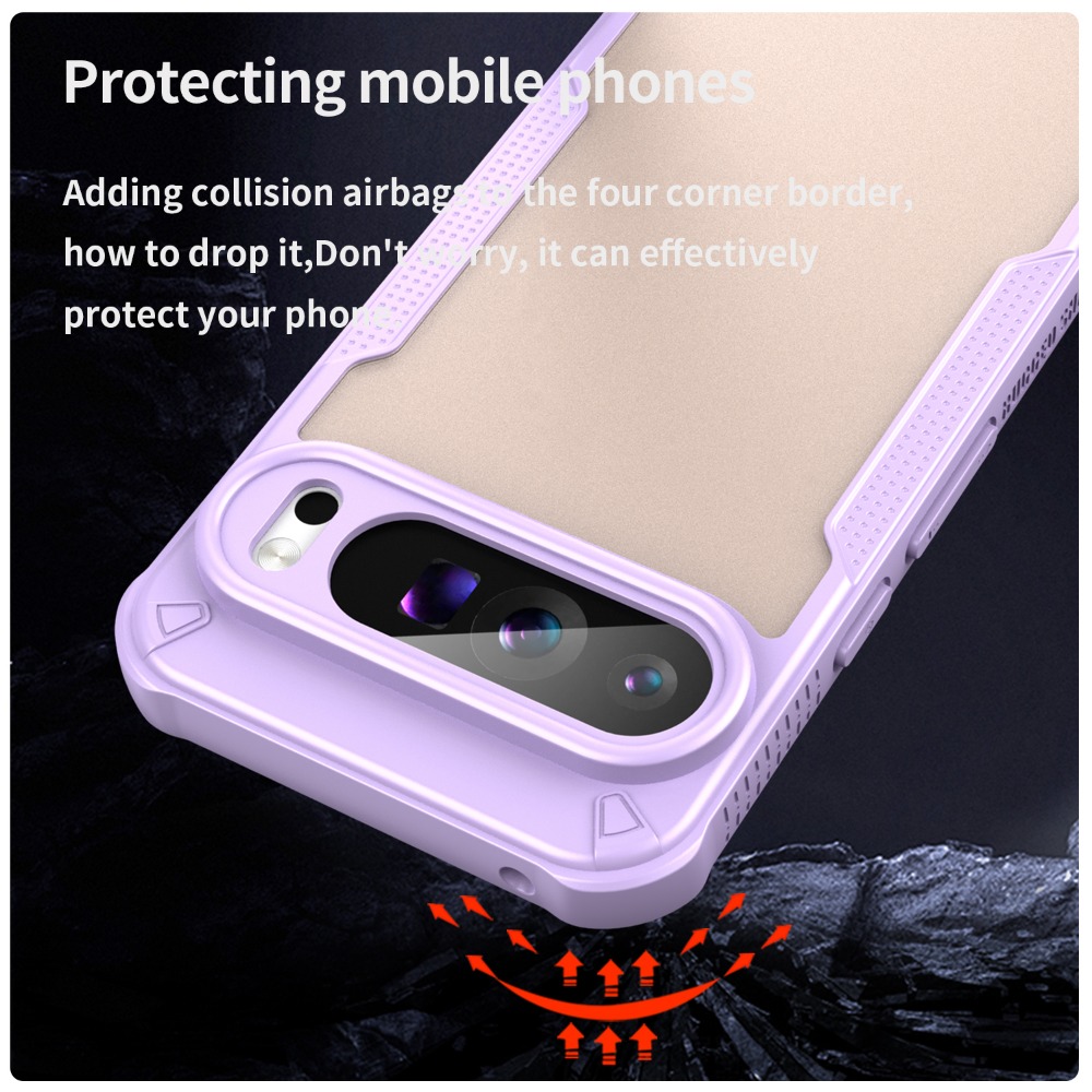 Lereach Matte Cover for Google Pixel 9 Pro XL 8 Pro 8A Shockproof Semi-Transparent Back Cover Phone Case. 
