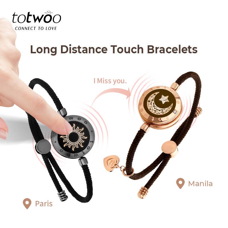 Totwoo Long Distance Touch Bracelets | Dagiba-tiepthilienket.edu.vn