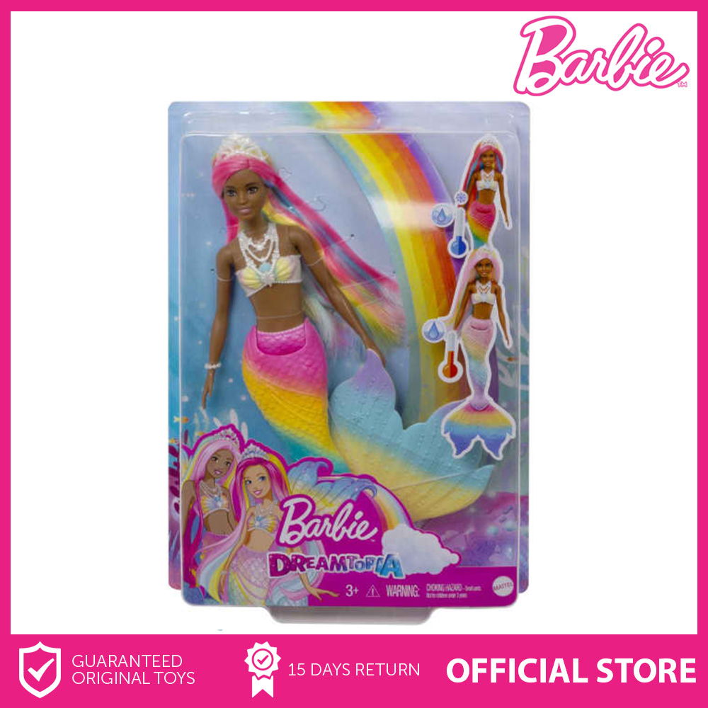 barbie dreamtopia rainbow magic mermaid doll