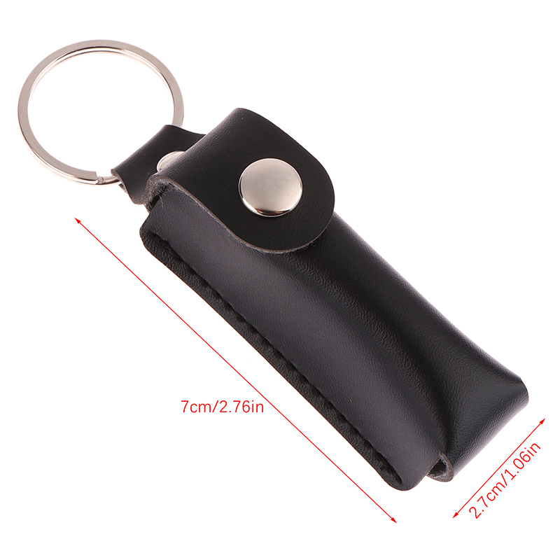 USB Case Protective Bag Portable Pocket Leather Key Ring For Usb Flash Drive. 