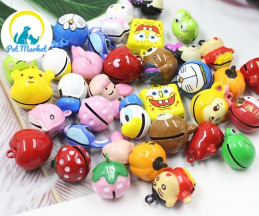 Chuông cổ hình thú cho thú cưng đeo cùng vòng cổ