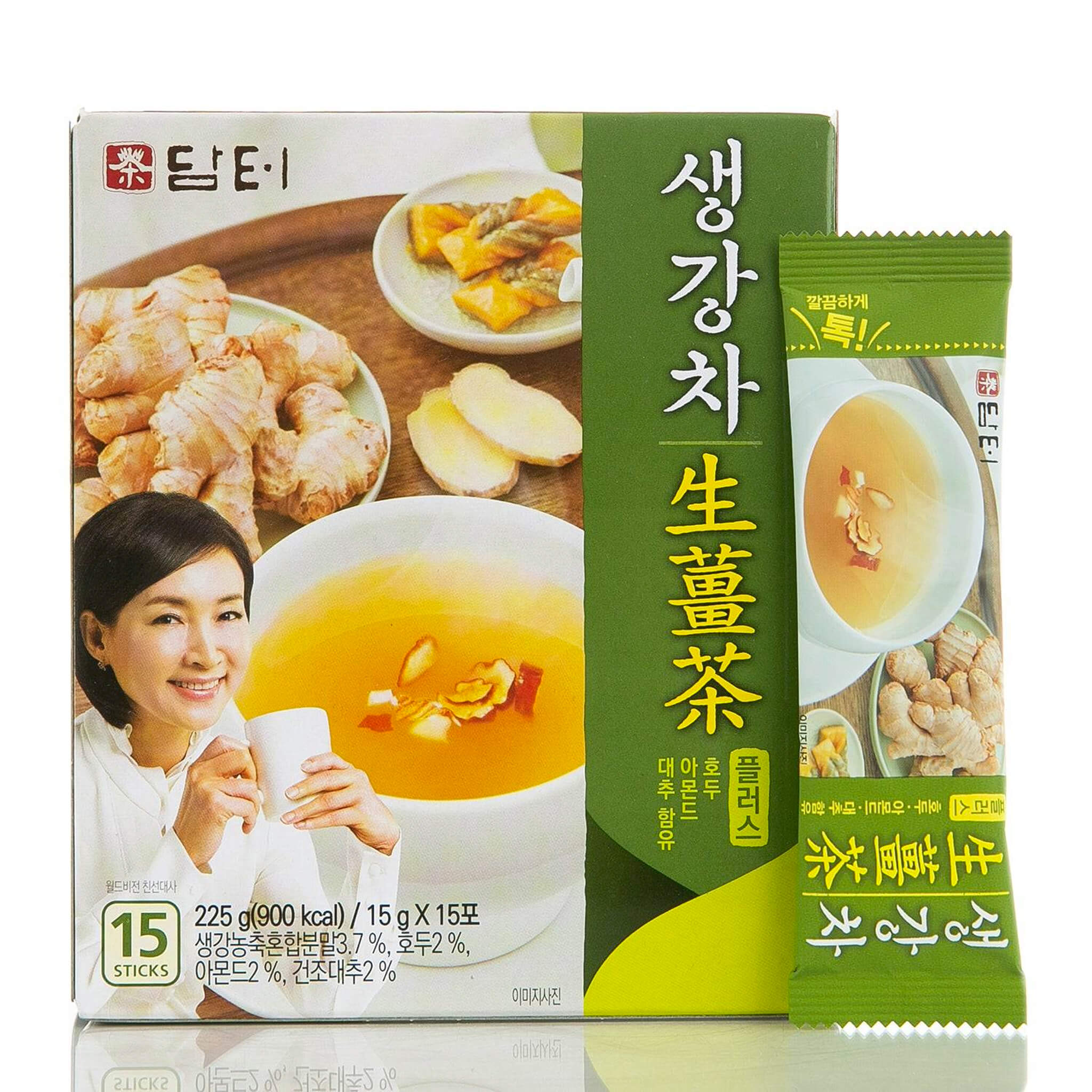 Trà gừng Damtuh Hàn Quốc 225g (15 gói)