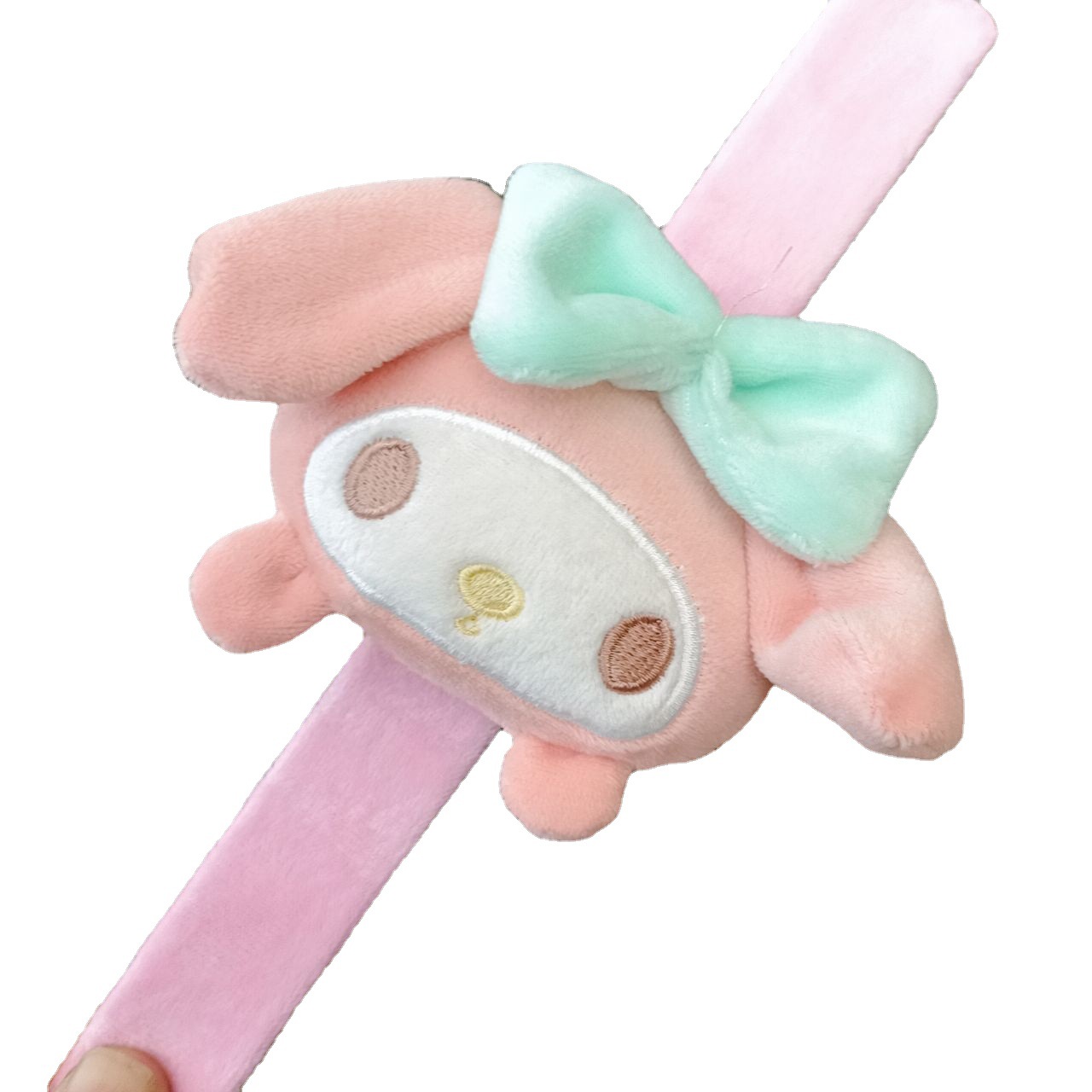 Kid Girl Hello Kitty Sanrio Slap Bracelet Plush Wristbands Bracelets Toy Gifts Birthday Party Cute Cartoon Kuromi Doll. 