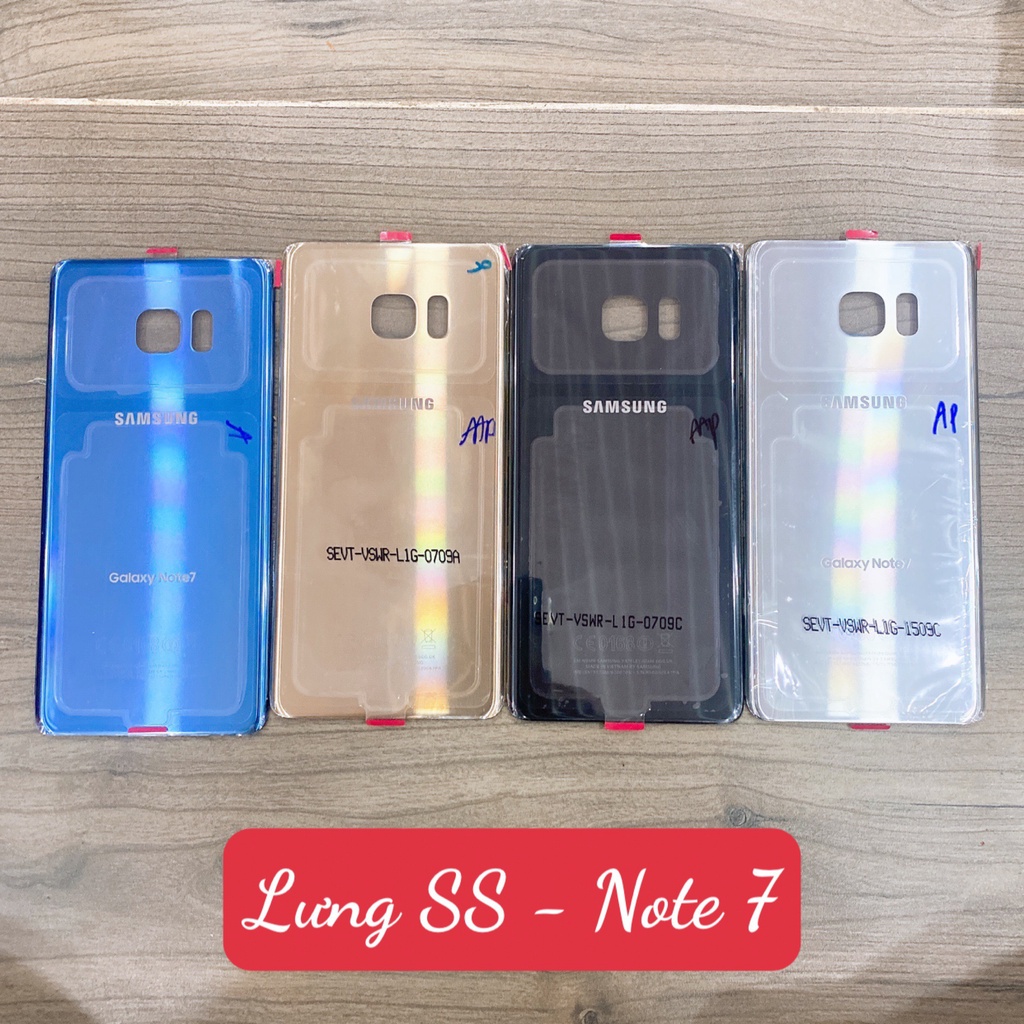 LƯNG VỎ SAMSUNG NOTE 7 - NẮP PIN SS NOTE 7