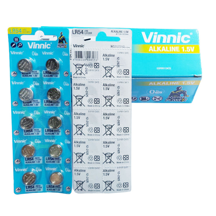 Vỉ 10 Pin cúc áo AG10 / LR1130/ 389A / CX189 dùng cho đồng hồ đeo tay thiết bị điện tử