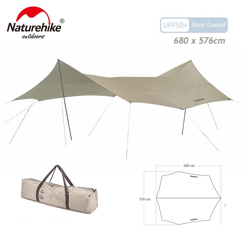 Naturehike Cloud Moraine Large Luxury 680 x 576cm Camping Flysheet