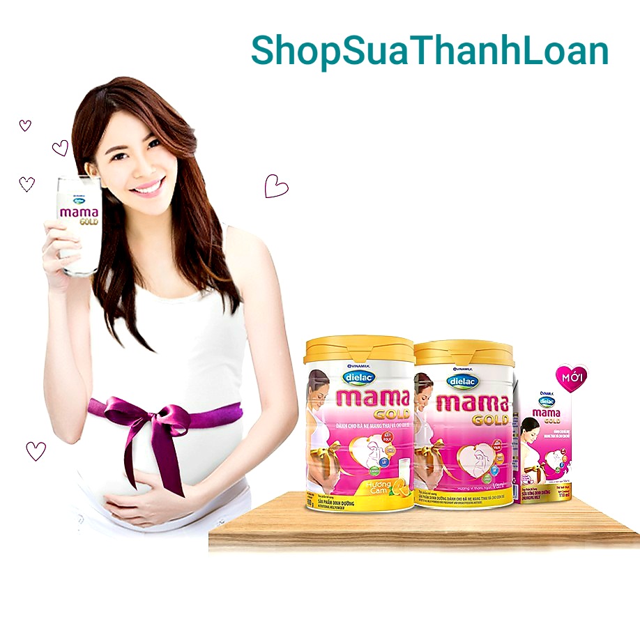 (HSD T12-2026) SỮA BỘT VINAMILK DIELAC MAMA GOLD VANI 900G.