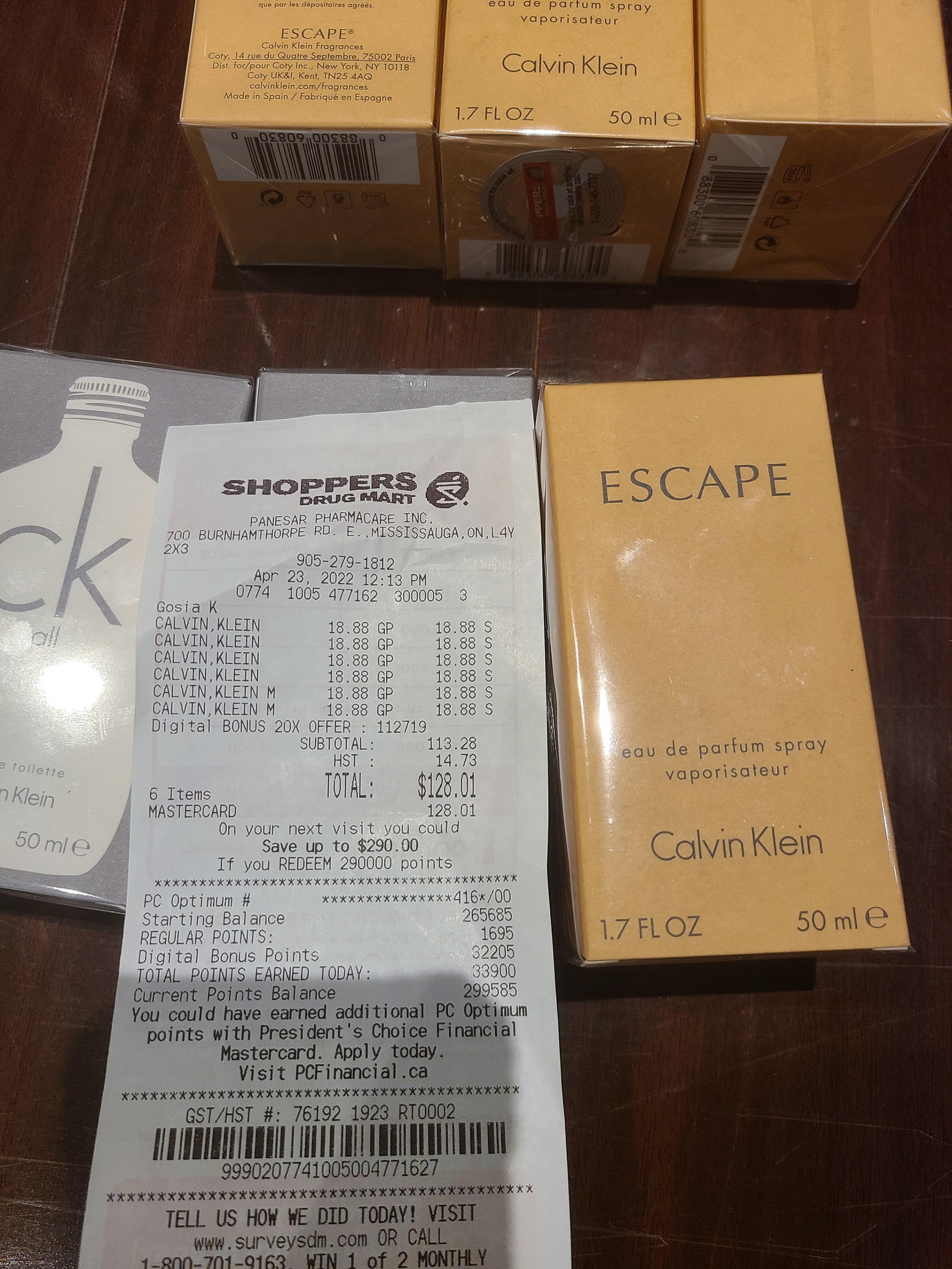 Nước hoa Nữ C-k Escape EDP 50ml