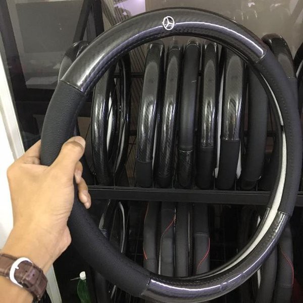 Bọc vô lăng Cacbon cao cấp full các Hãng xe