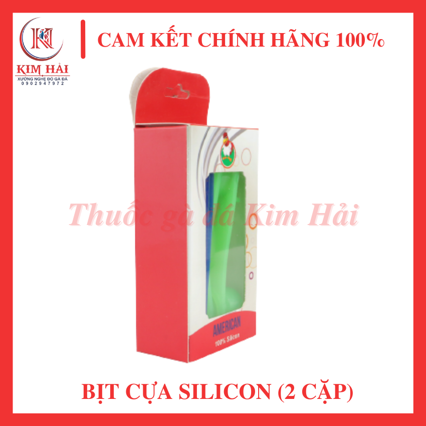 Bịt cựa cao su Silicon cho gà đá.