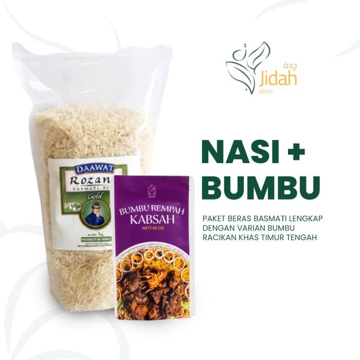Beras Basmati Dan Bumbu Biryani 1Kg Nasi Briyani Instan Paket Basmati