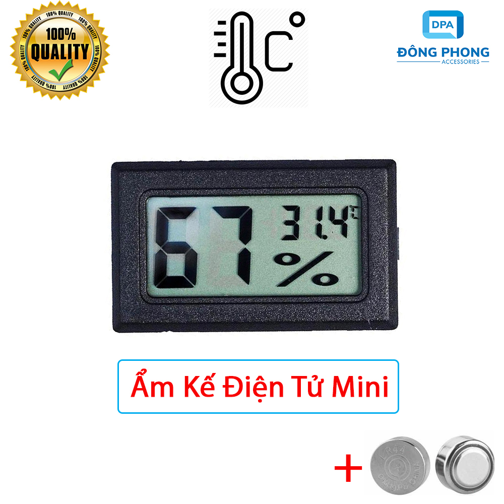 Nhiệt Ẩm Kế Điện Tử Mini