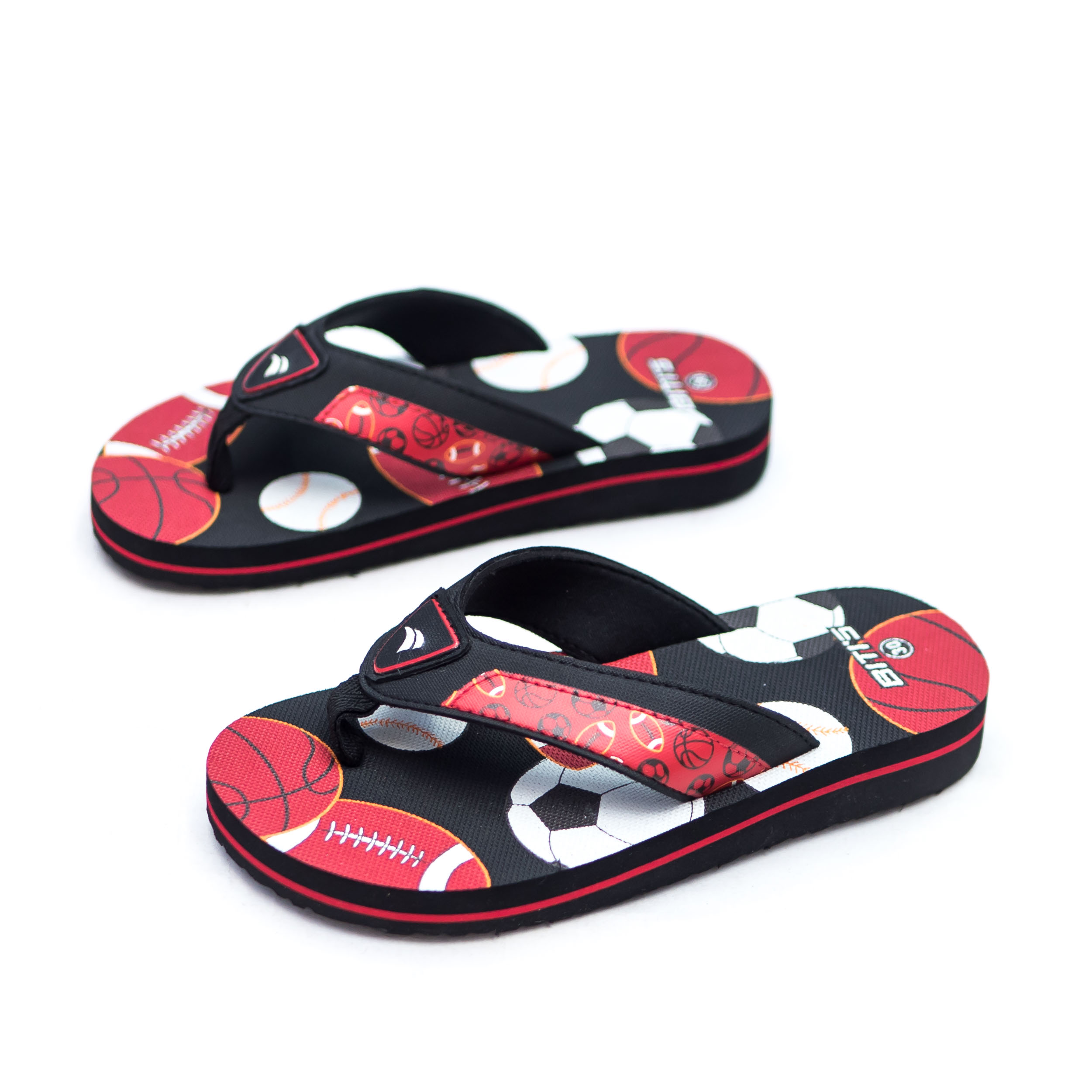 Dép kẹp xốp xỏ ngón bé trai bitis trái banh dxb129500 - bitis