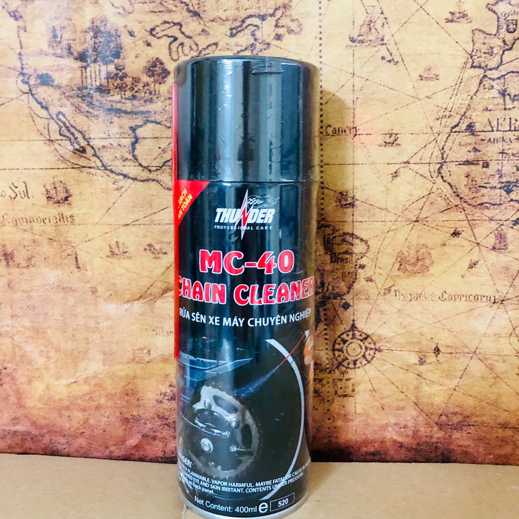 Chai dưỡng sên bôi trơn Thunder Chain Lube 400ml