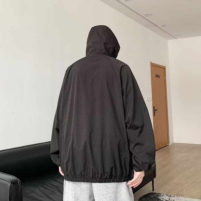 SUPEEON丨Summer double zipper hooded thin coat outdoor sunshade mesh breathable quick-drying jacket for men and women