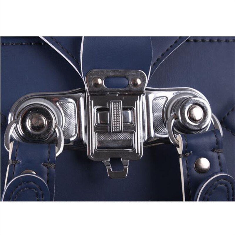 Cặp Chống Gù Lưng Nhật Bản Trẻ Em - Khóa tự động - Xanh Navy
