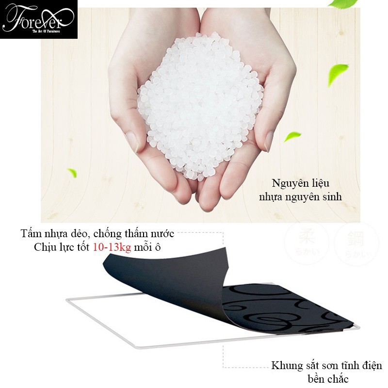 TỦ NHỰA LẮP GHÉP ĐA NĂNG 12 Ô