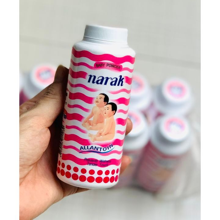 Phấn thơm em bé, Phấn rôm cho bé Narak Thái Lan chai 25g - 150g