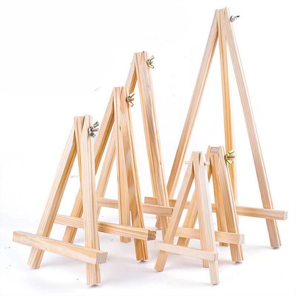 Holder Painting & Sketch Wood Mini Easel Foldable Portable Triangle ...