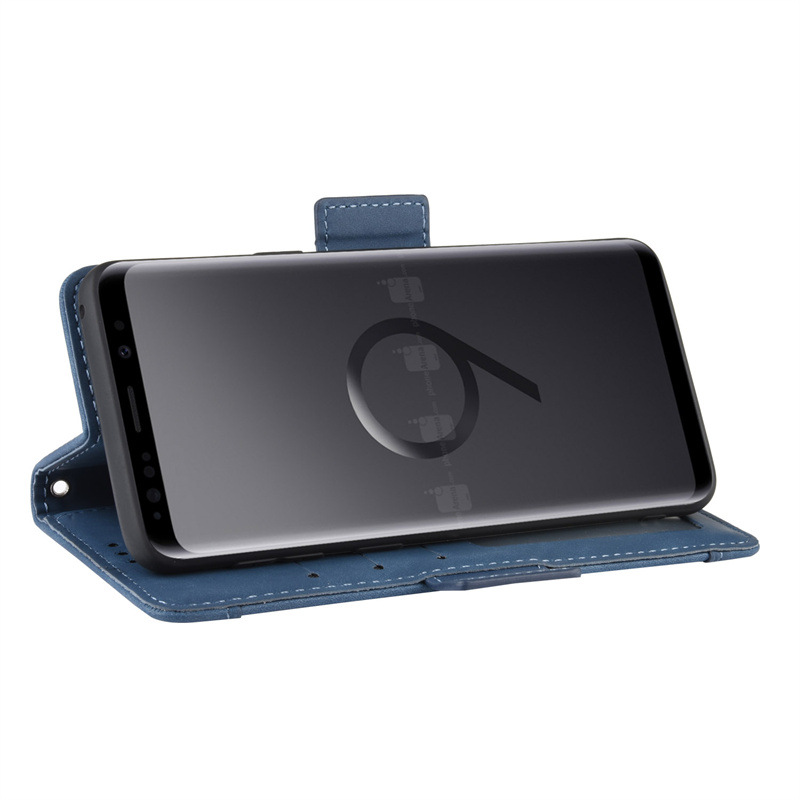 Samsung Galaxy S9 Plus Wallet Case with Card Holder, Leather Kickstand Card Slots Case. 