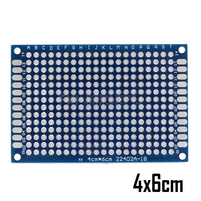 1pcs 2x8cm 3x7cm 4x6cm 5x7cm 7x9cm Double Side PCB Board 4*6cm Universal Printed Circuit Board For Arduino Experimental BLUE