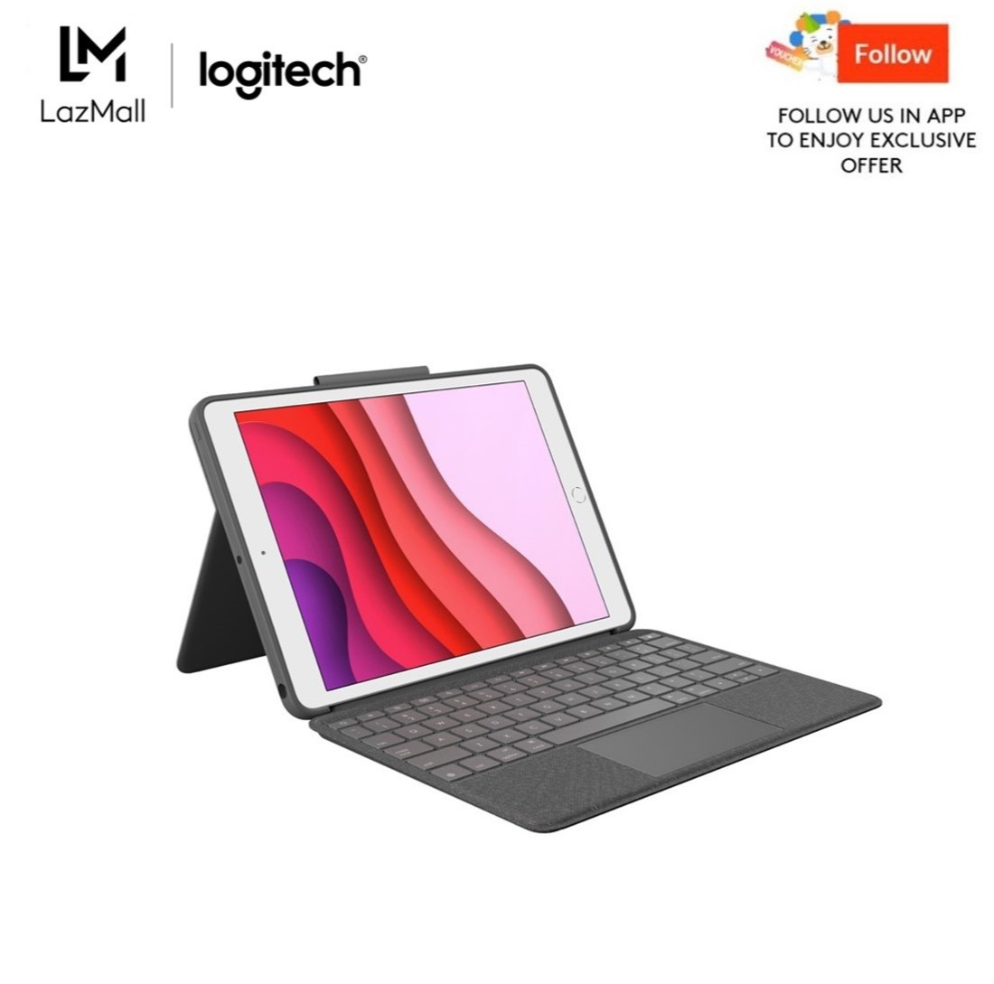 Logitech Combo Touch iPad Keyboard Case with Trackpad and Smart